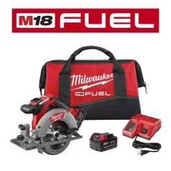New 🎁 Milwaukee M18 FUEL 18-Volt Lithium-Ion Brushless Cordless 6-1/2 In. Circular Saw Kit W/ (2) 5.0Ah Batteries, Charger, Tool Bag 🎉 -Saws Sales Store unnamed file 539