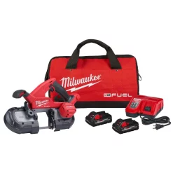 New 😍 Milwaukee M18 FUEL 18-Volt Lithium-Ion Brushless Cordless Compact Bandsaw Kit With Two 3.0 Ah High Output Batteries 🧨