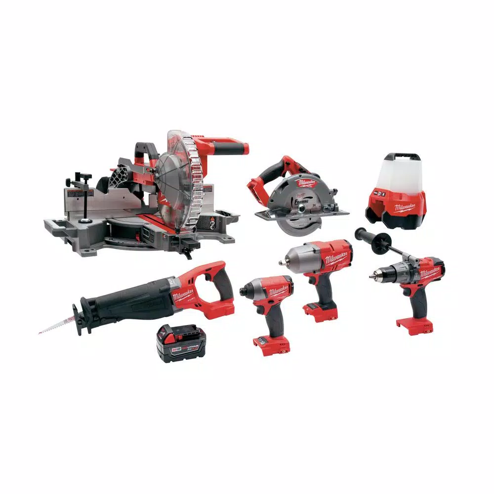 Buy 🤩 Milwaukee M18 FUEL 18-Volt Lithium-Ion Brushless Cordless 10 In. Dual Bevel Sliding Compound Miter Saw Kit W/(1) 9.0Ah Battery 🤩 6 Buy 🤩 Milwaukee M18 FUEL 18-Volt Lithium-Ion Brushless Cordless 10 In. Dual Bevel Sliding Compound Miter Saw Kit W/(1) 9.0Ah Battery 🤩 - Image 4