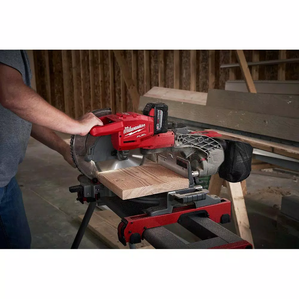Buy 🤩 Milwaukee M18 FUEL 18-Volt Lithium-Ion Brushless Cordless 10 In. Dual Bevel Sliding Compound Miter Saw Kit W/(1) 9.0Ah Battery 🤩 11 Buy 🤩 Milwaukee M18 FUEL 18-Volt Lithium-Ion Brushless Cordless 10 In. Dual Bevel Sliding Compound Miter Saw Kit W/(1) 9.0Ah Battery 🤩 - Image 9