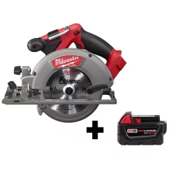 Best reviews of ๐งจ Milwaukee M18 FUEL 18-Volt Lithium-Ion Brushless Cordless 6-1/2 In. Circular Saw W/ M18 5.0 Ah Battery โญ