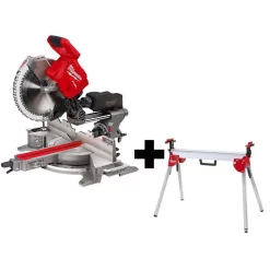 Best Pirce โญ Milwaukee M18 FUEL 18-Volt Lithium-Ion Brushless Cordless 12 In. Dual Bevel Sliding Compound Miter Saw With Stand (Tool-Only) ๐
