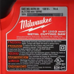 Flash Sale 👏 Milwaukee 15 Amp 8 In. Metal Cutting Circular Saw 🔥 -Saws Sales Store unnamed file 732