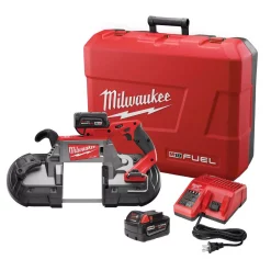 Top 10 😀 Milwaukee M18 FUEL 18-Volt Lithium-Ion Brushless Cordless Deep Cut Band Saw With Two 5.0Ah Batteries, Charger, Hard Case 💯