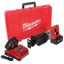 New 🔔 Milwaukee M28 28-Volt Lithium-Ion SAWZALL Cordless Reciprocating Saw Kit W/(2) 3.0Ah Batteries, Charger, Hard Case 🔥