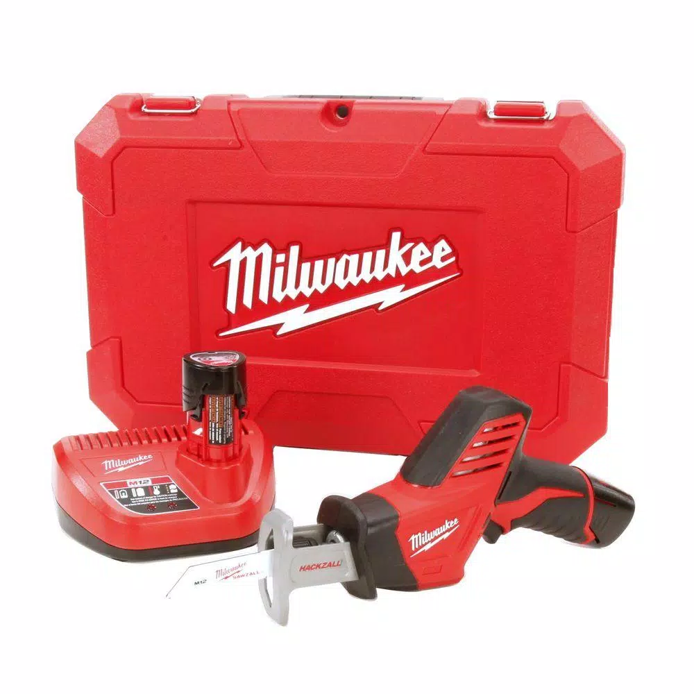 Top 10 ๐ Milwaukee M12 12-Volt Lithium-Ion HACKZALL Cordless Reciprocating Saw With 2 1.5 Ah Batteries, Charger And Hard Case ๐ 2 Top 10 ๐ Milwaukee M12 12-Volt Lithium-Ion HACKZALL Cordless Reciprocating Saw With 2 1.5 Ah Batteries, Charger And Hard Case ๐